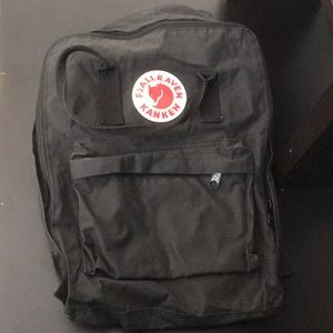 💯% Authentic black Fjallraven Kanken Backpack